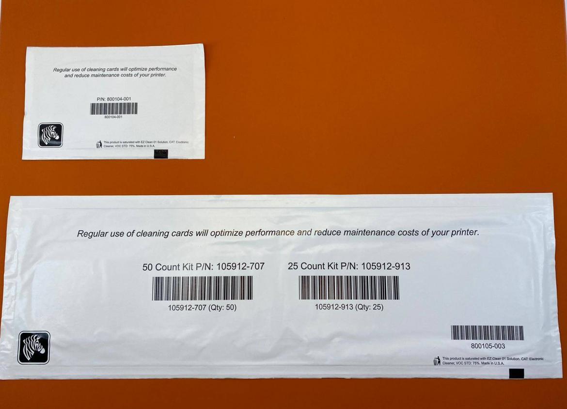 Zebra temizlik kiti P330i ve p430i modelleri için orjinal temizleme