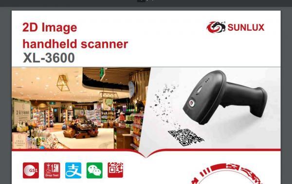 QR Karekod okuyucu Sunlux XL3600 2D barkod / USB HES kodu okuyucu - Görsel 5