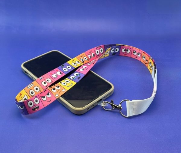 Kişiselleştirilebilir baskılı telefon tutucu boyun askısı plastik aparat