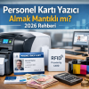 Personel kimlik kartı yazıcısı