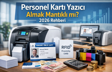 Personel kimlik kartı yazıcısı
